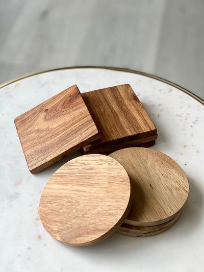 Acacia Wood Coasters